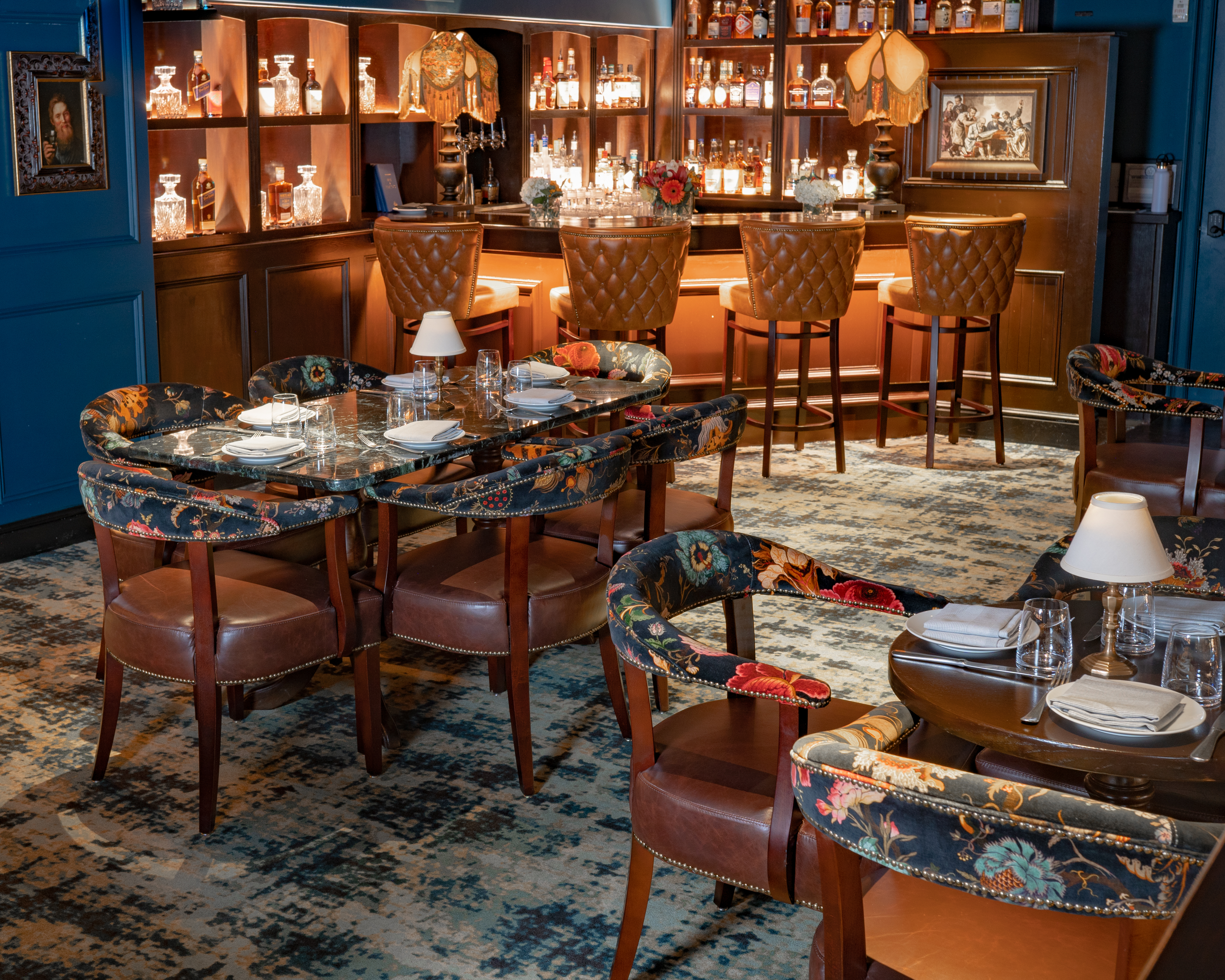 a dining room table