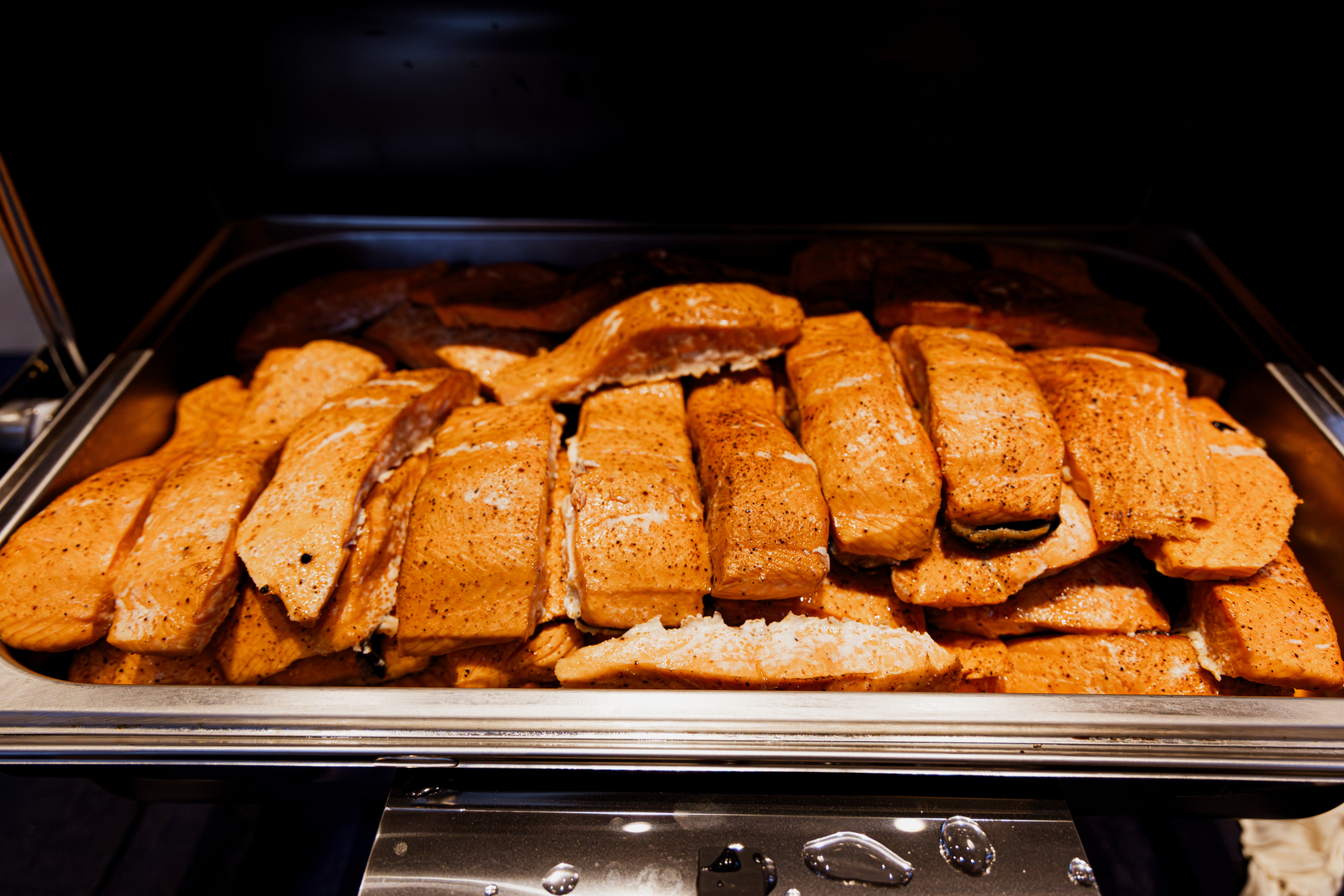 a tray of food