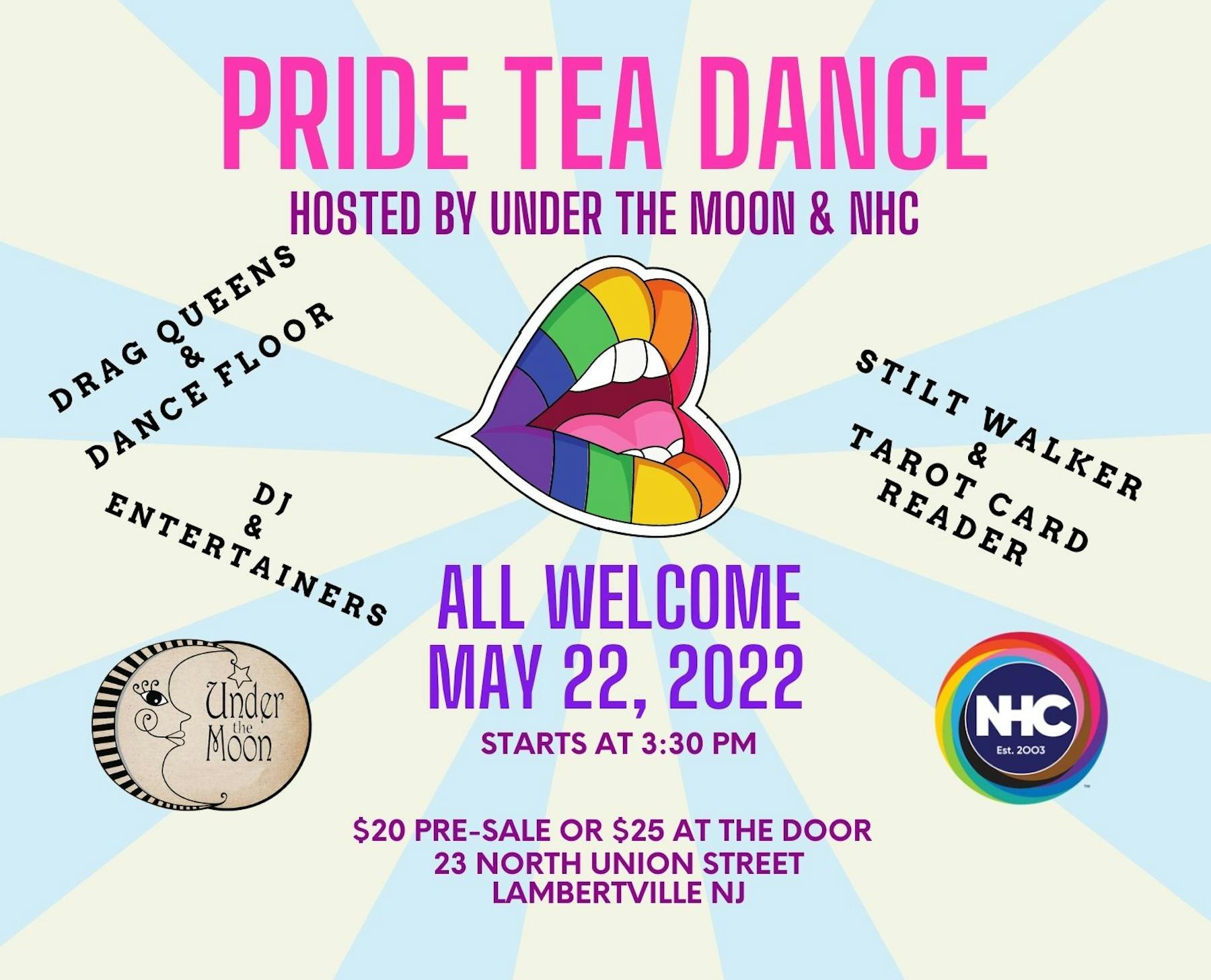 5 22 Pride Tea Dance Under The Moon Cafe In Nj