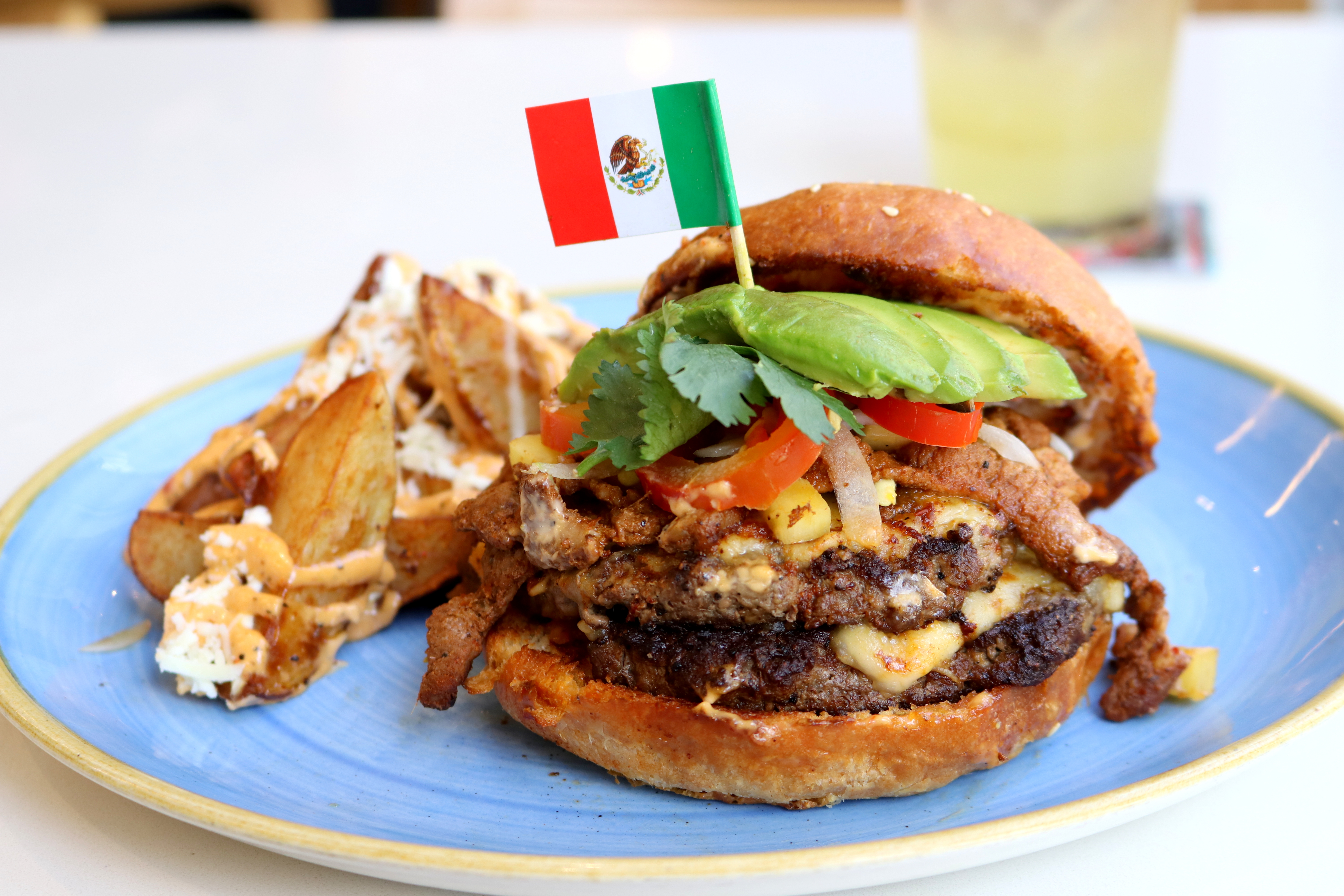 a close up of a sandwich on a plate