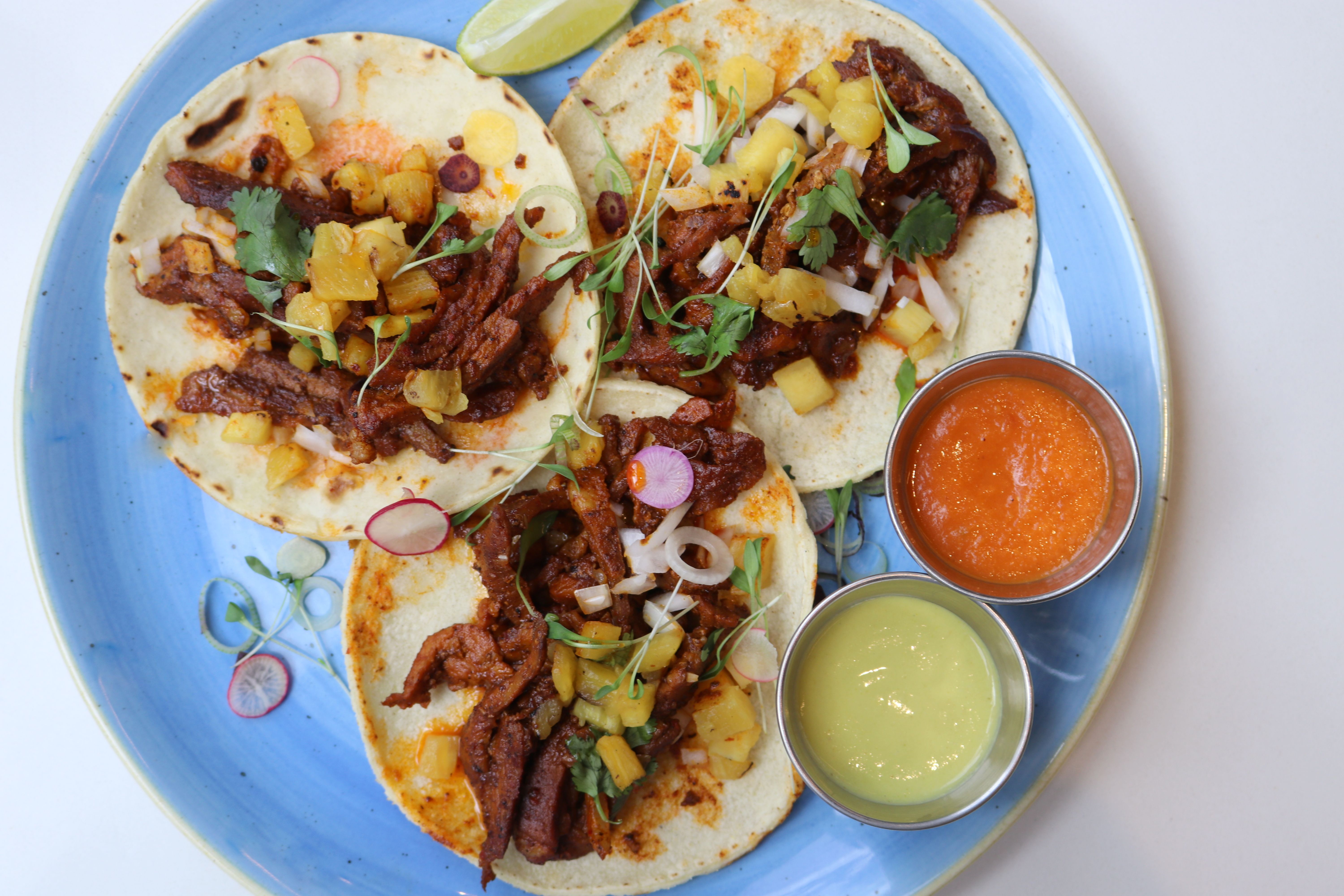 a plate of food