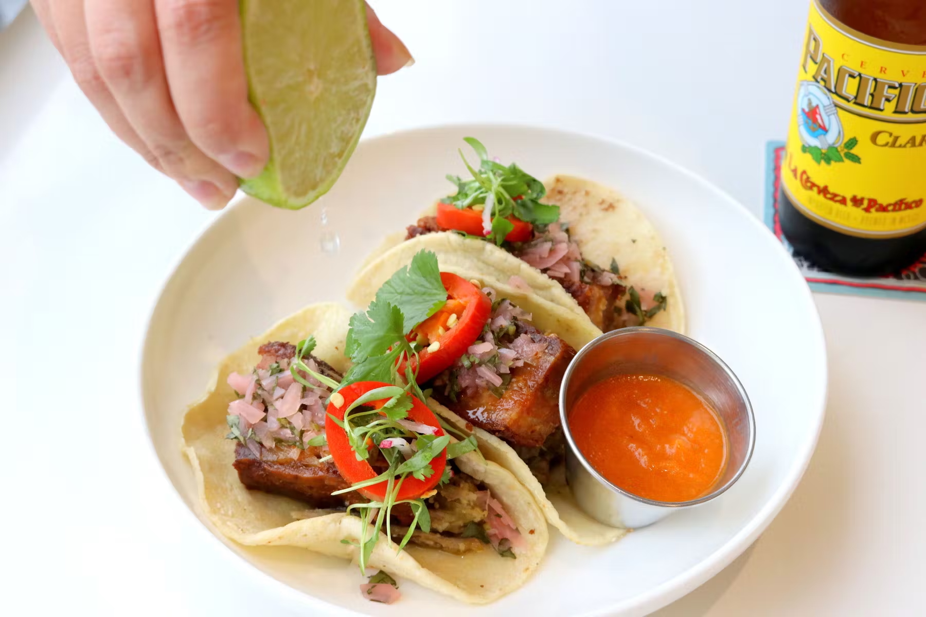 tacos de chicharron