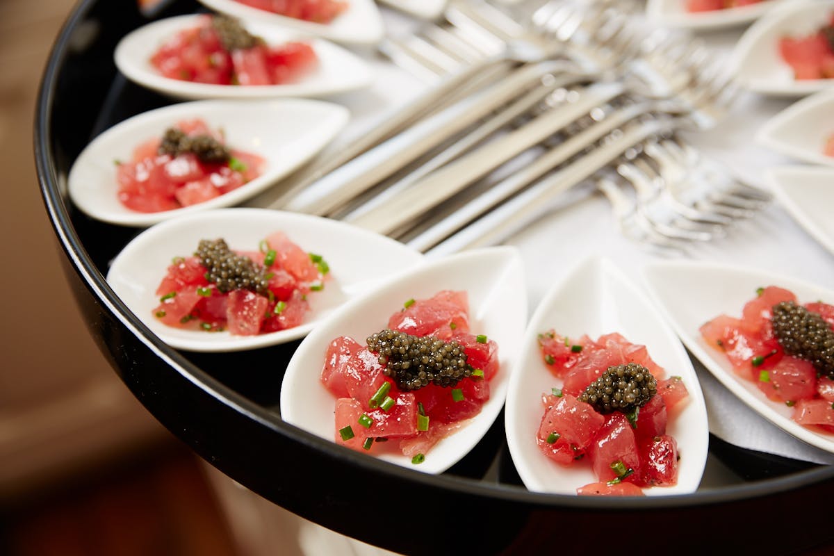 a bowl of food on a plate