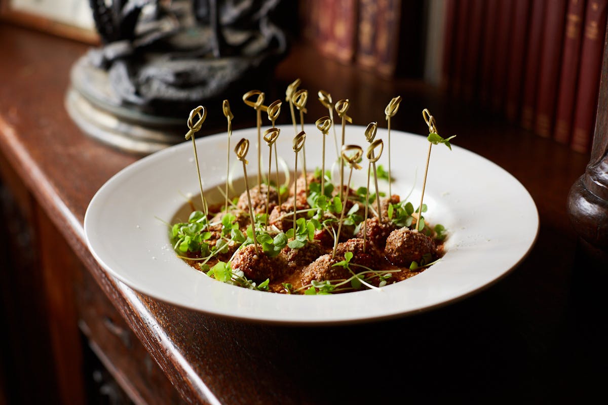 American cuisine dish at coastal New York restaurant