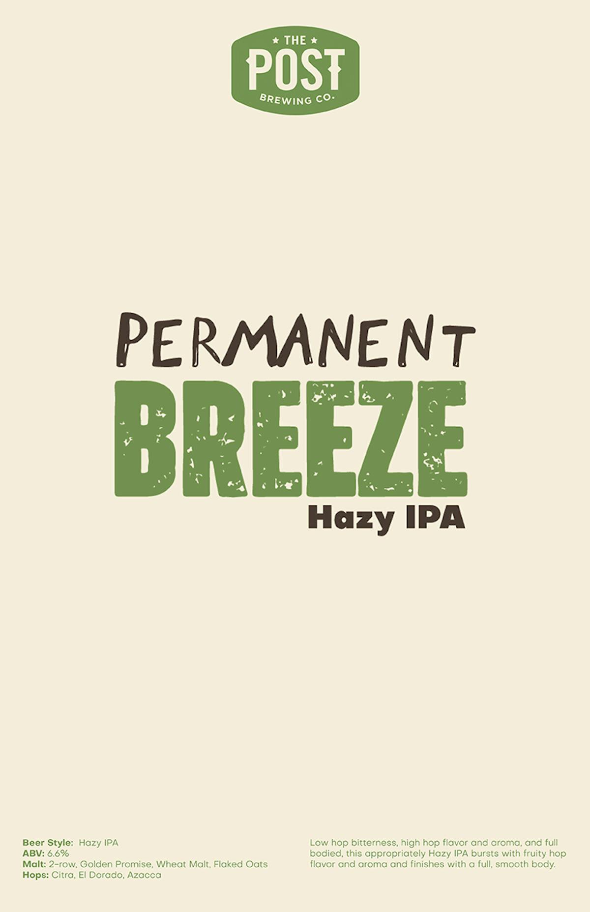 Permanent Breeze Hazy IPA Poster