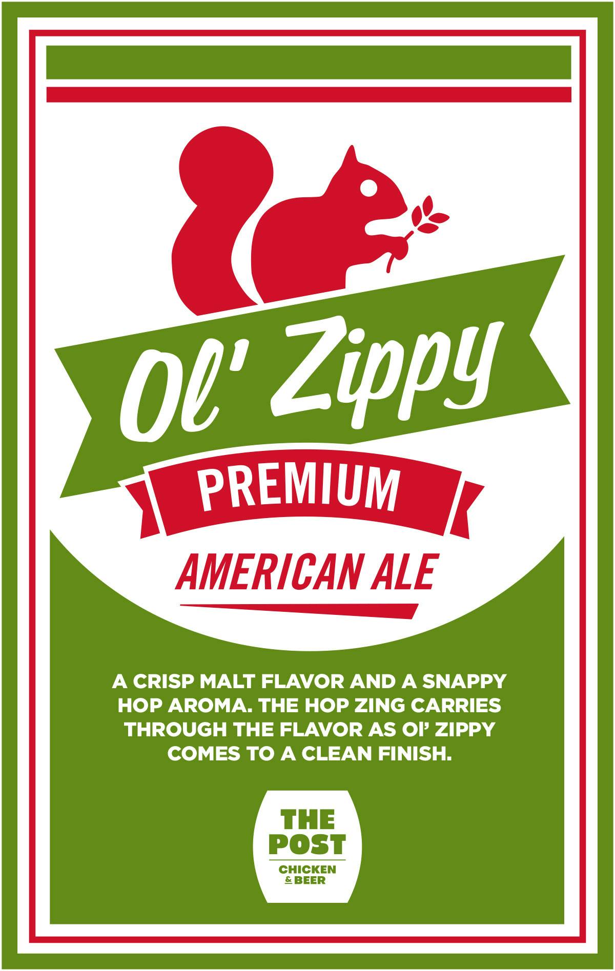 Ol' Zippy Premium American Ale