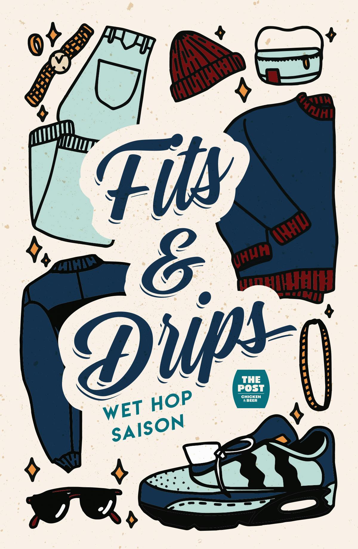 Fits & Drips Wet Hop Saison