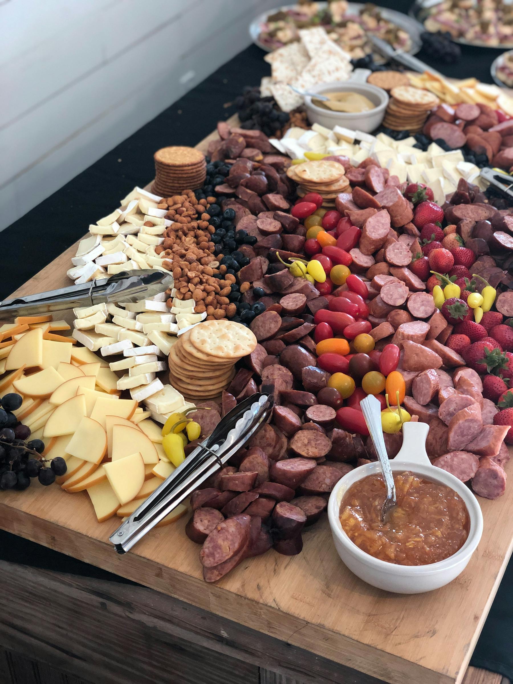 a tray of food on a table
