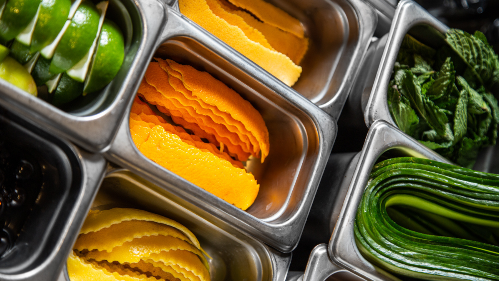 a tray of food