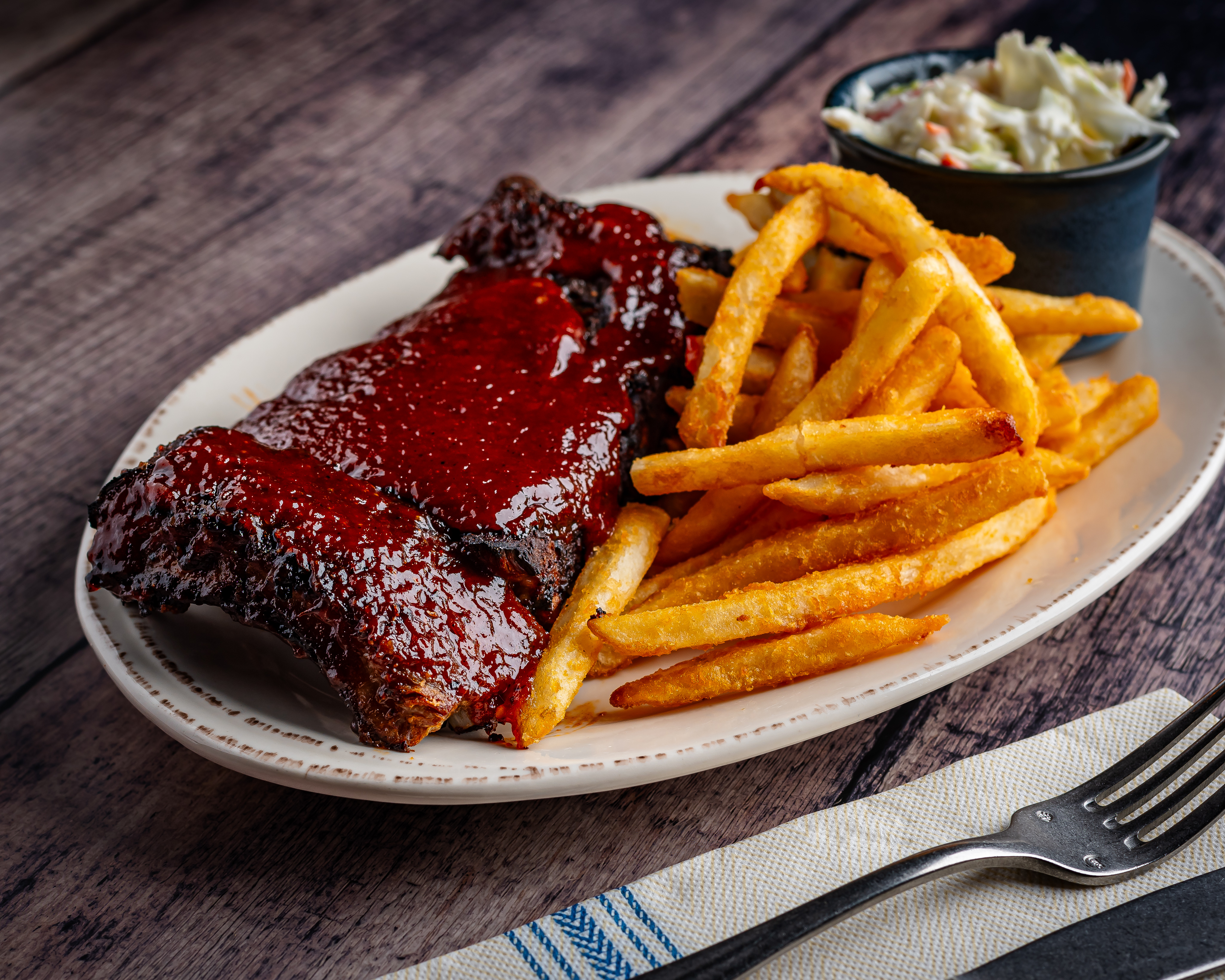 Sweet BBQ Baby Back Rib Dinner