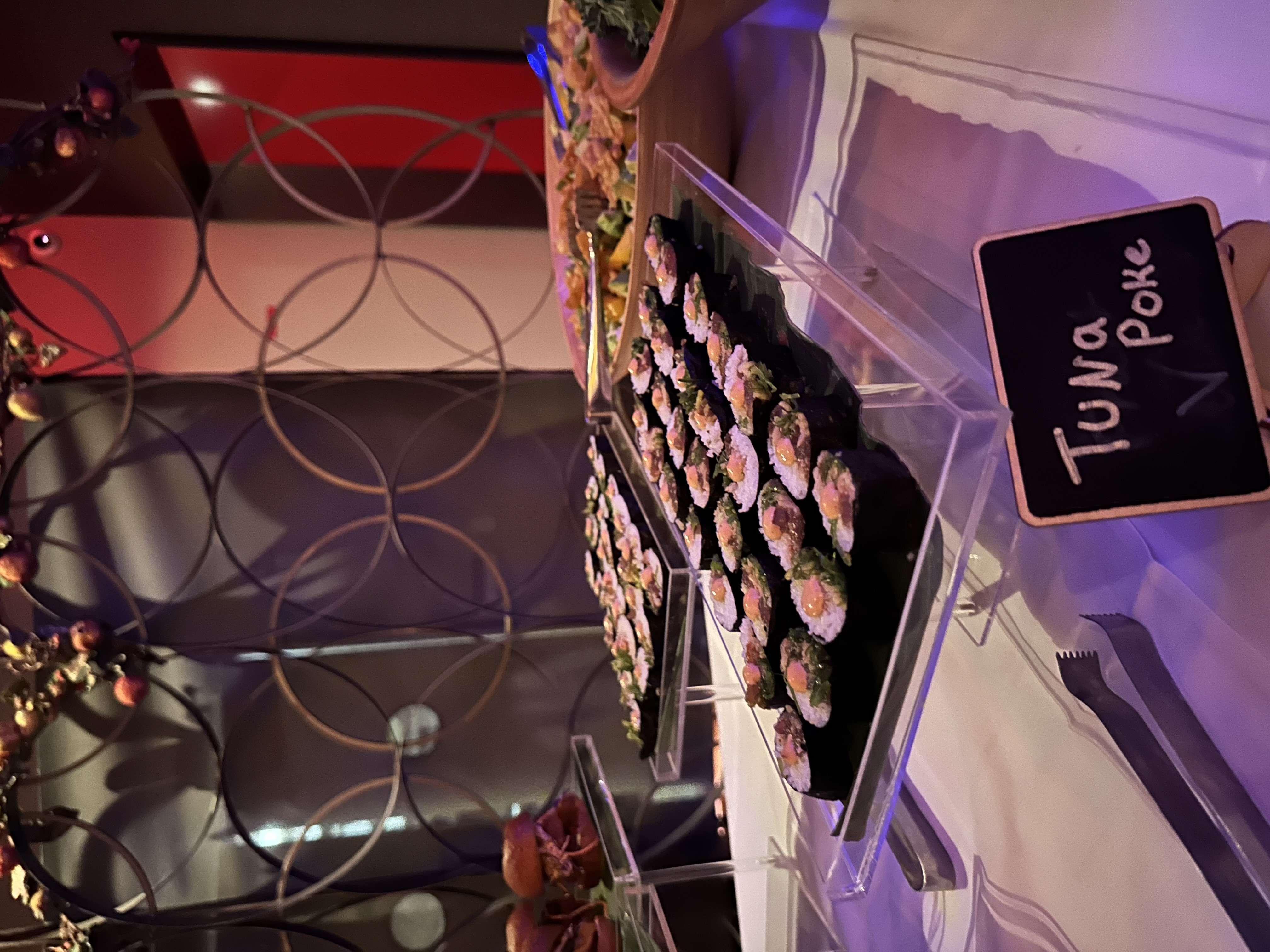 a table topped with lots of food