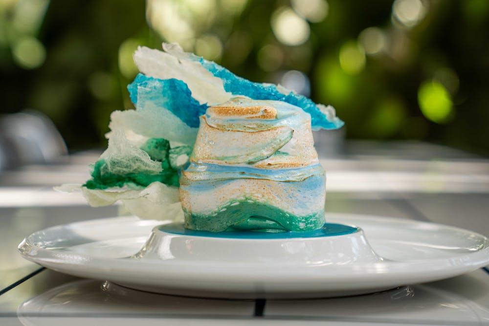 a cake sitting on top of a table