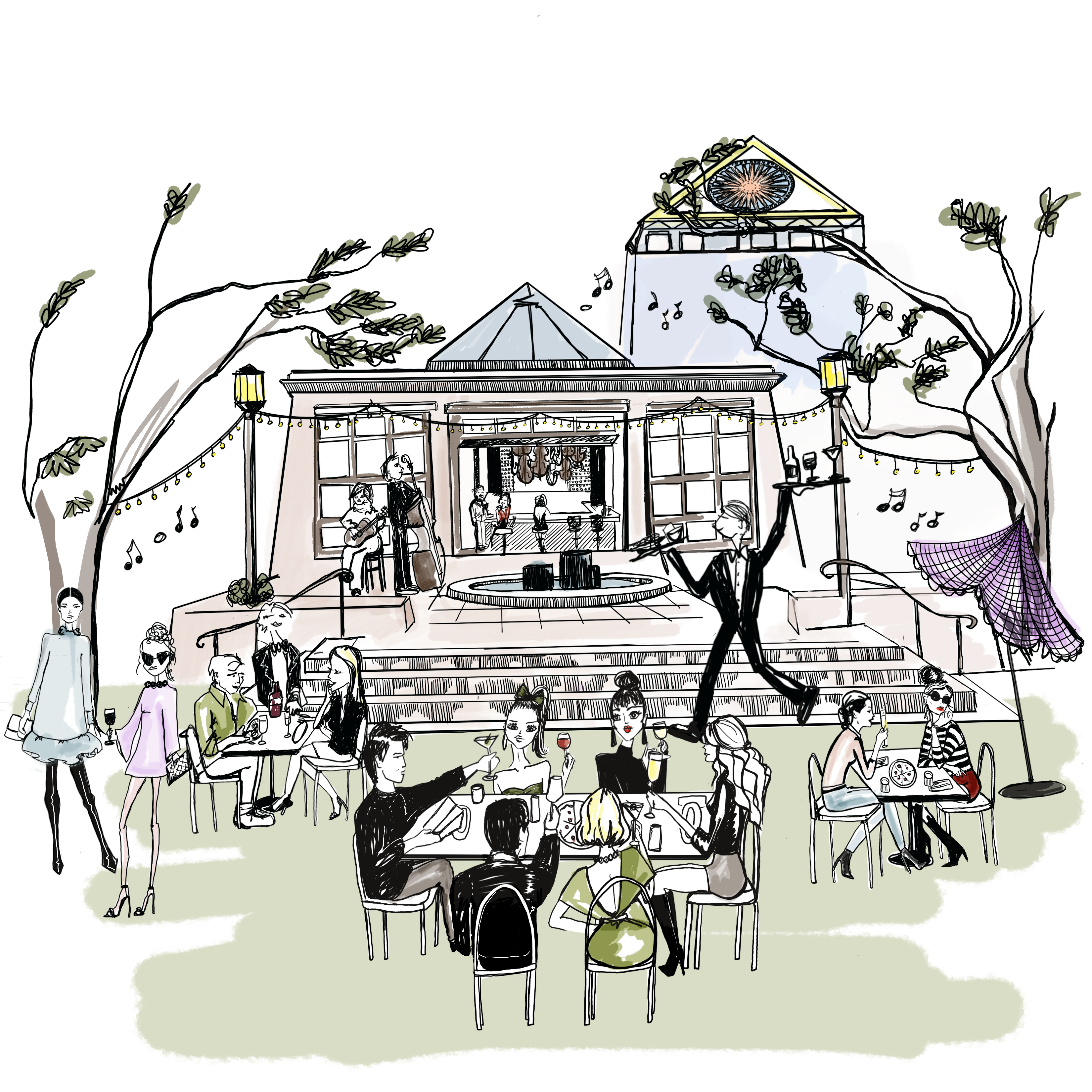 a group of people on a stage