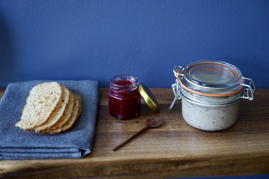 Duck Liver Pate, Plum Jam and Sourdough Crackers | Sorrel