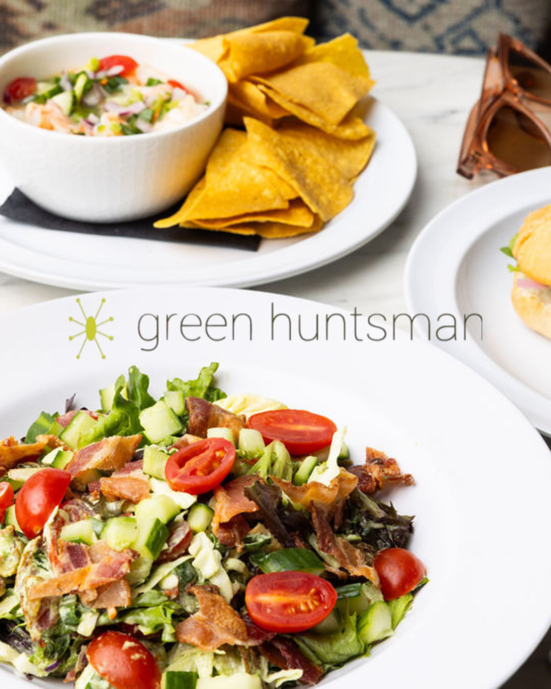 a plate of food on a table