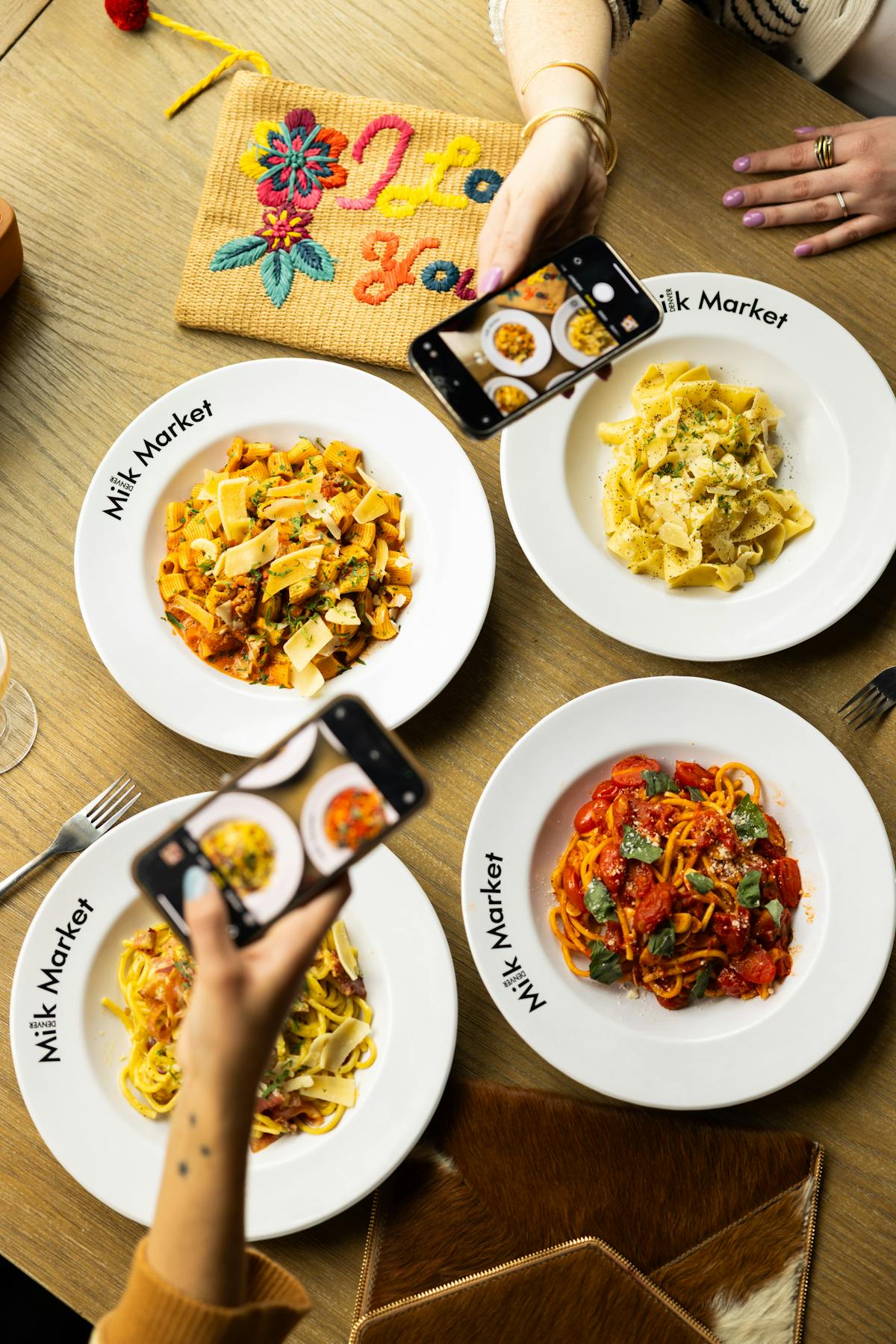 a plate of food on a table