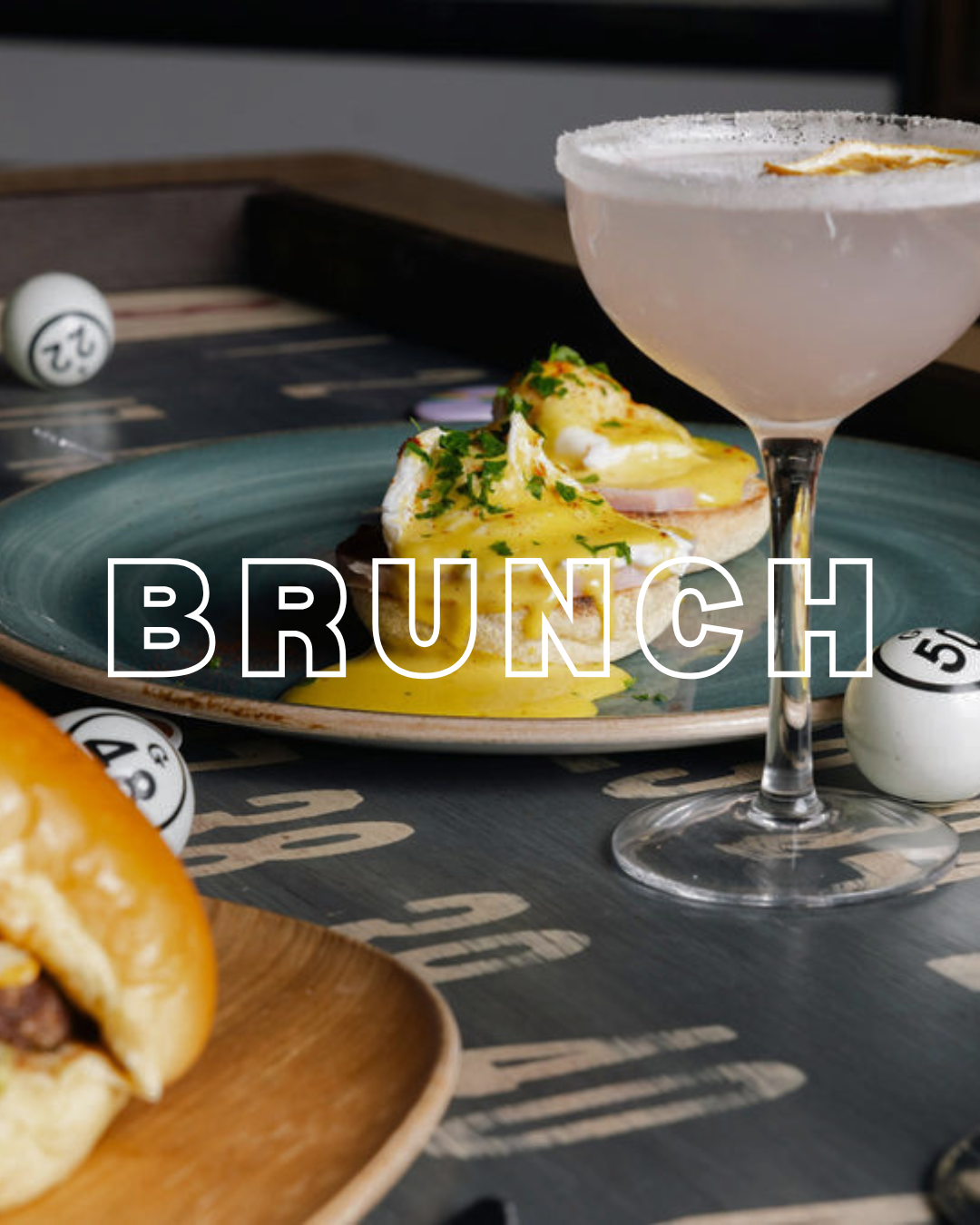 a plate of food and a drink on a table