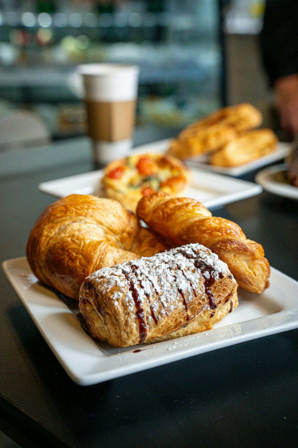 a tray of food on a table