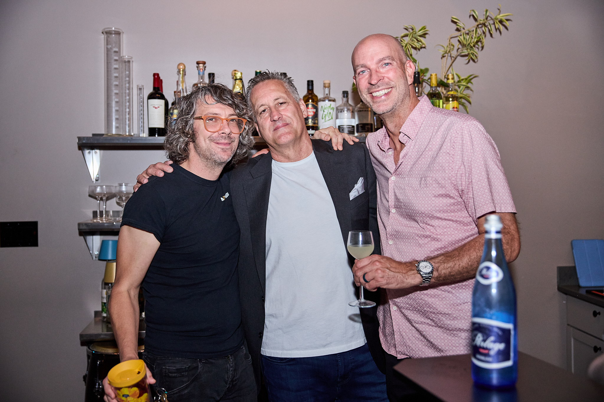 a group of men posing for a picture