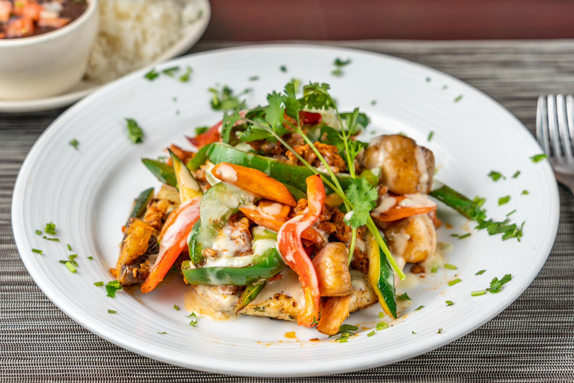 Tex-Mex Pollo! The best chicken platter you'll ever taste! 