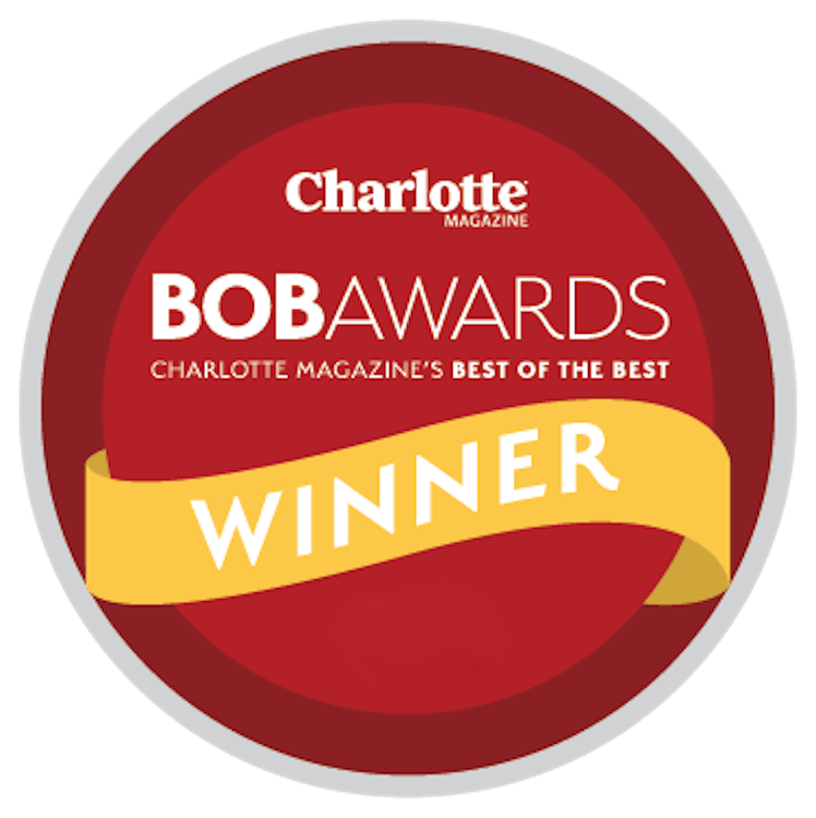 Charlotte Magazine's Bob Awards Winner badge