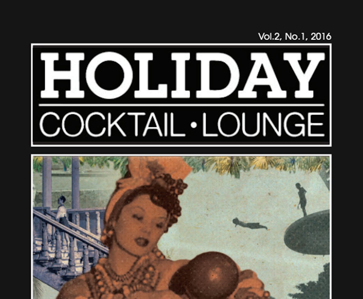 The cover of Holiday on Holiday menu 2016