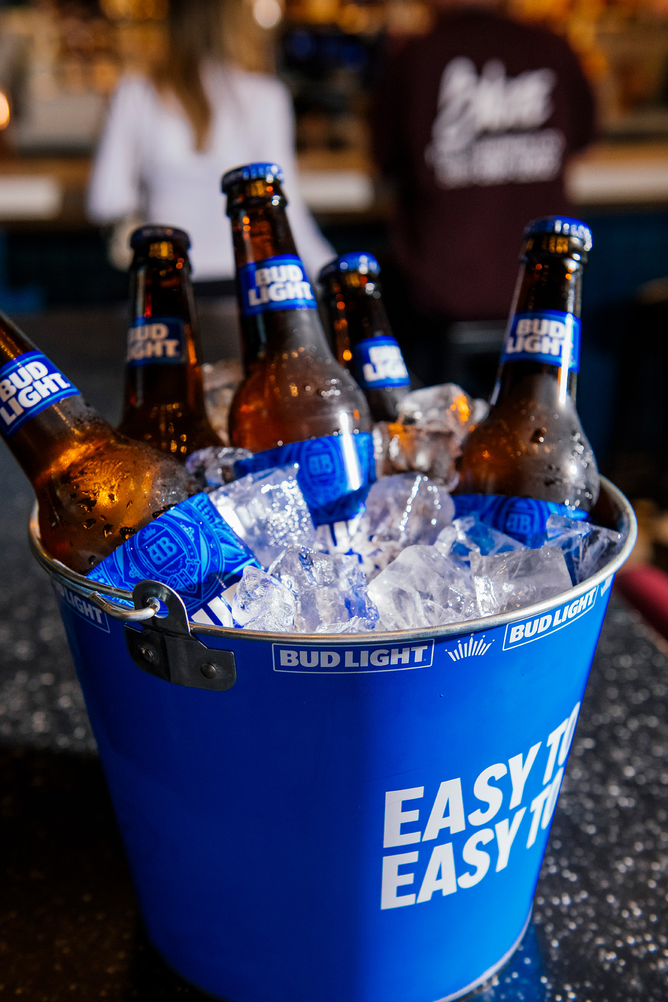 A bucket of beer