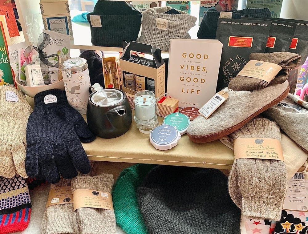 a group of items on a table