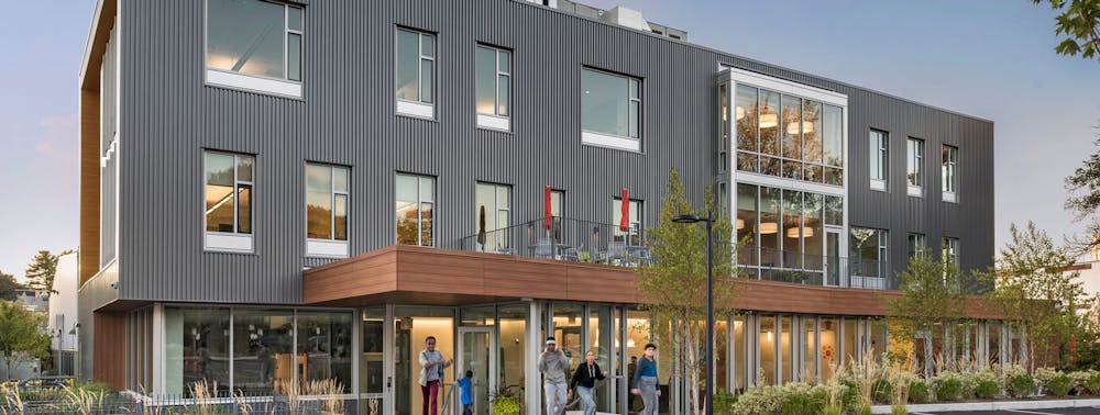 a store inside of a building