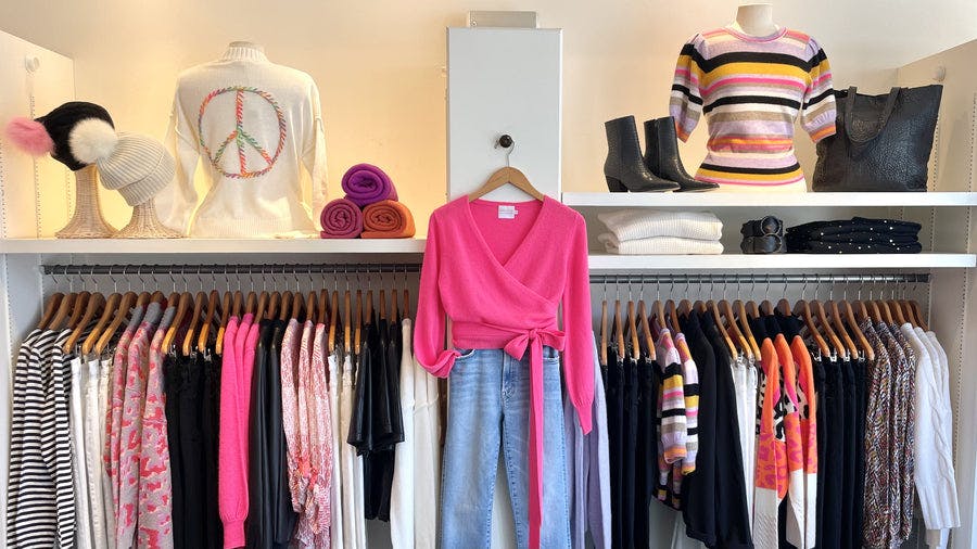 a bunch of items that are hanging on the wall