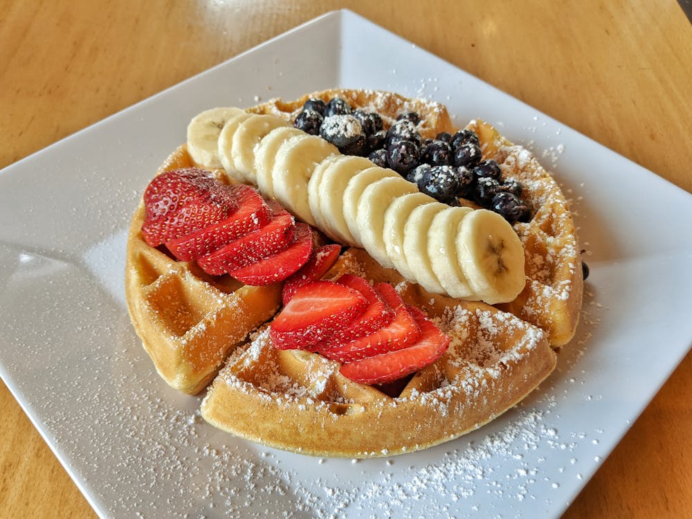 a piece of food on a plate