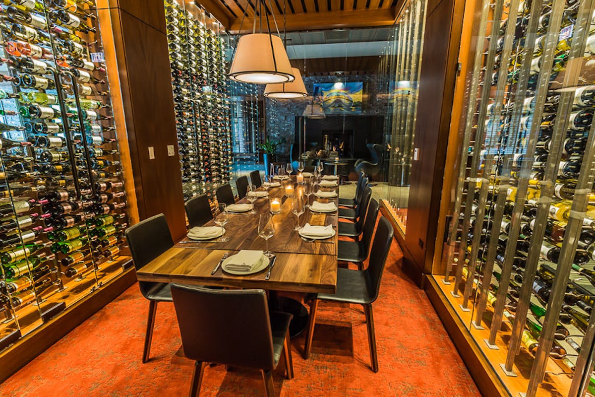 a dining room