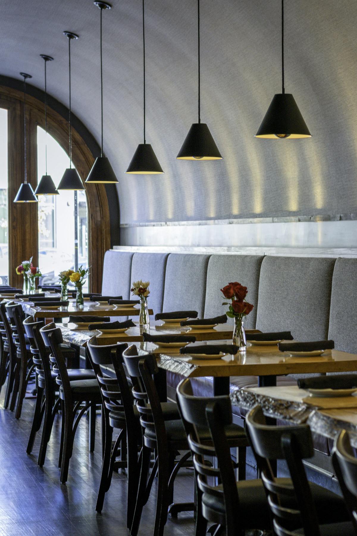 a dining room table