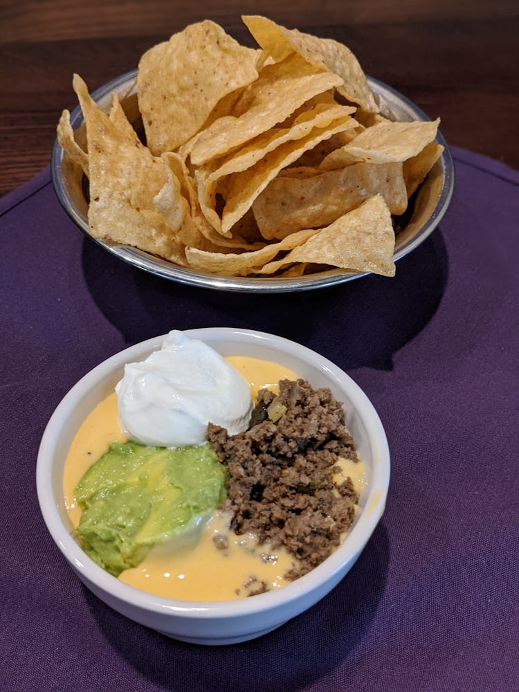 a bowl of food on a plate