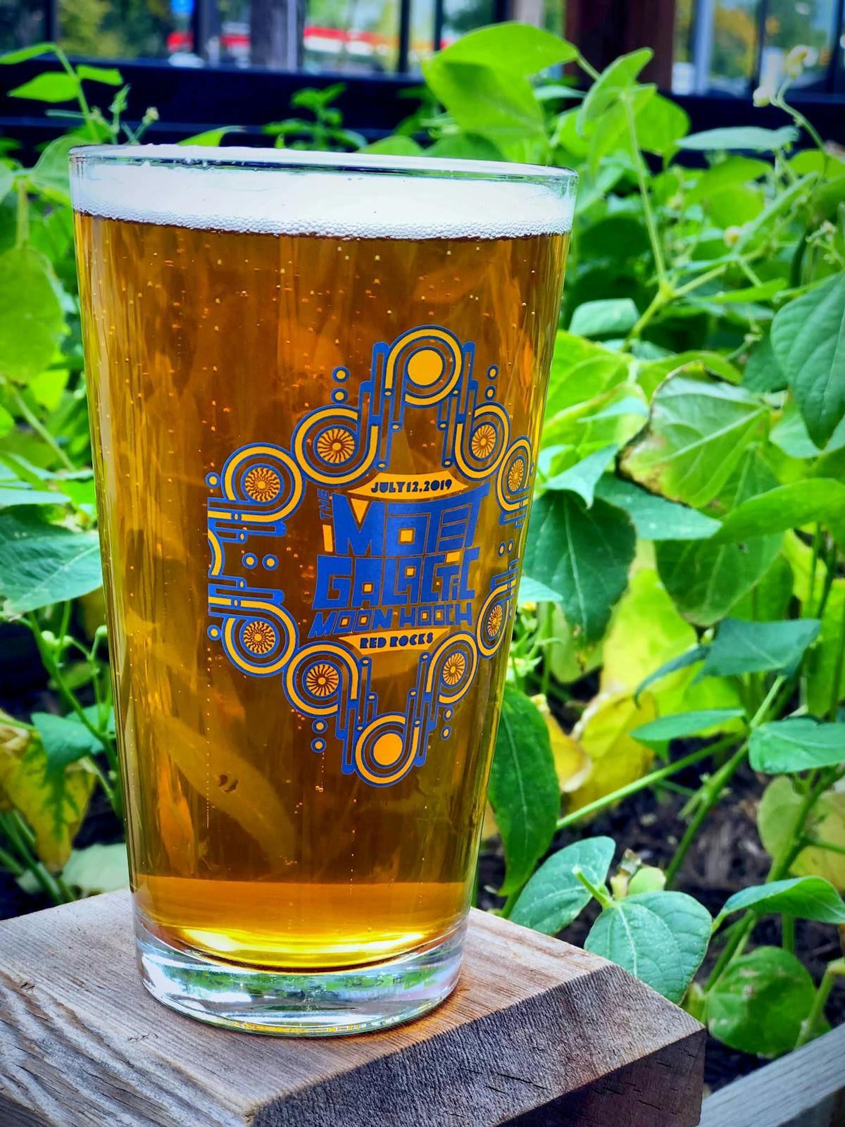 a glass of beer on a table