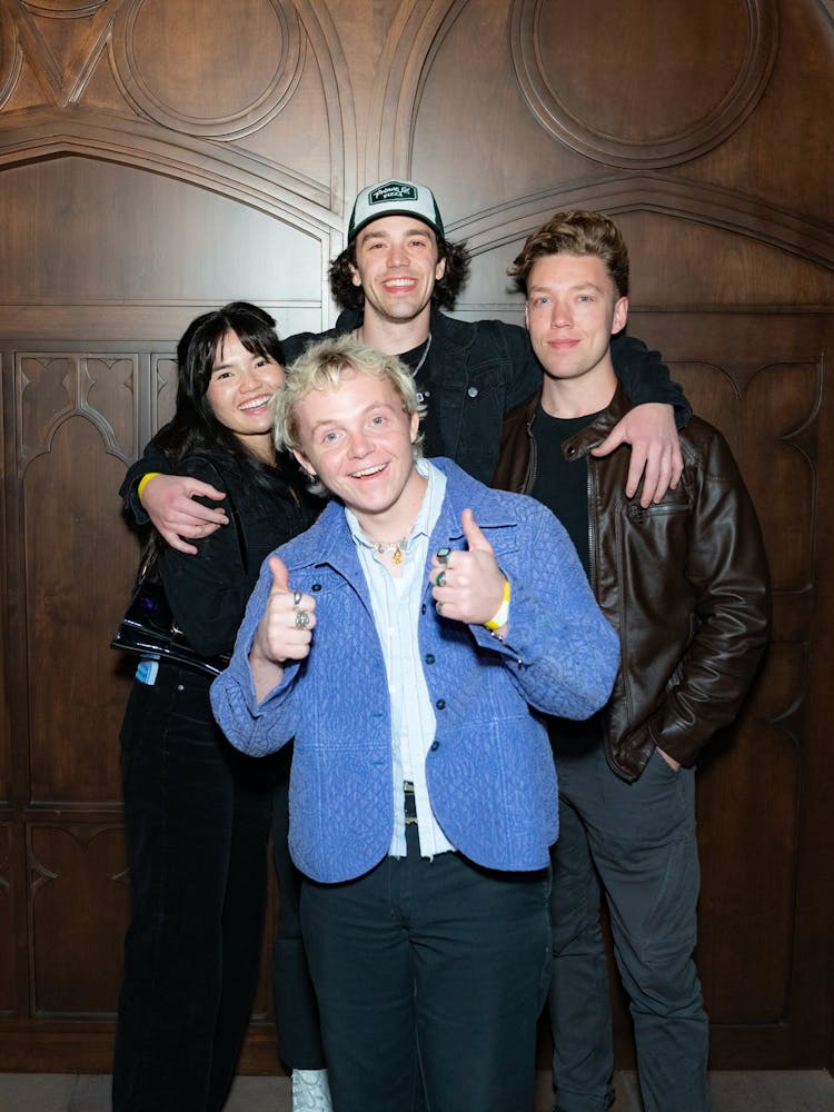 David Chandler et al. posing for the camera