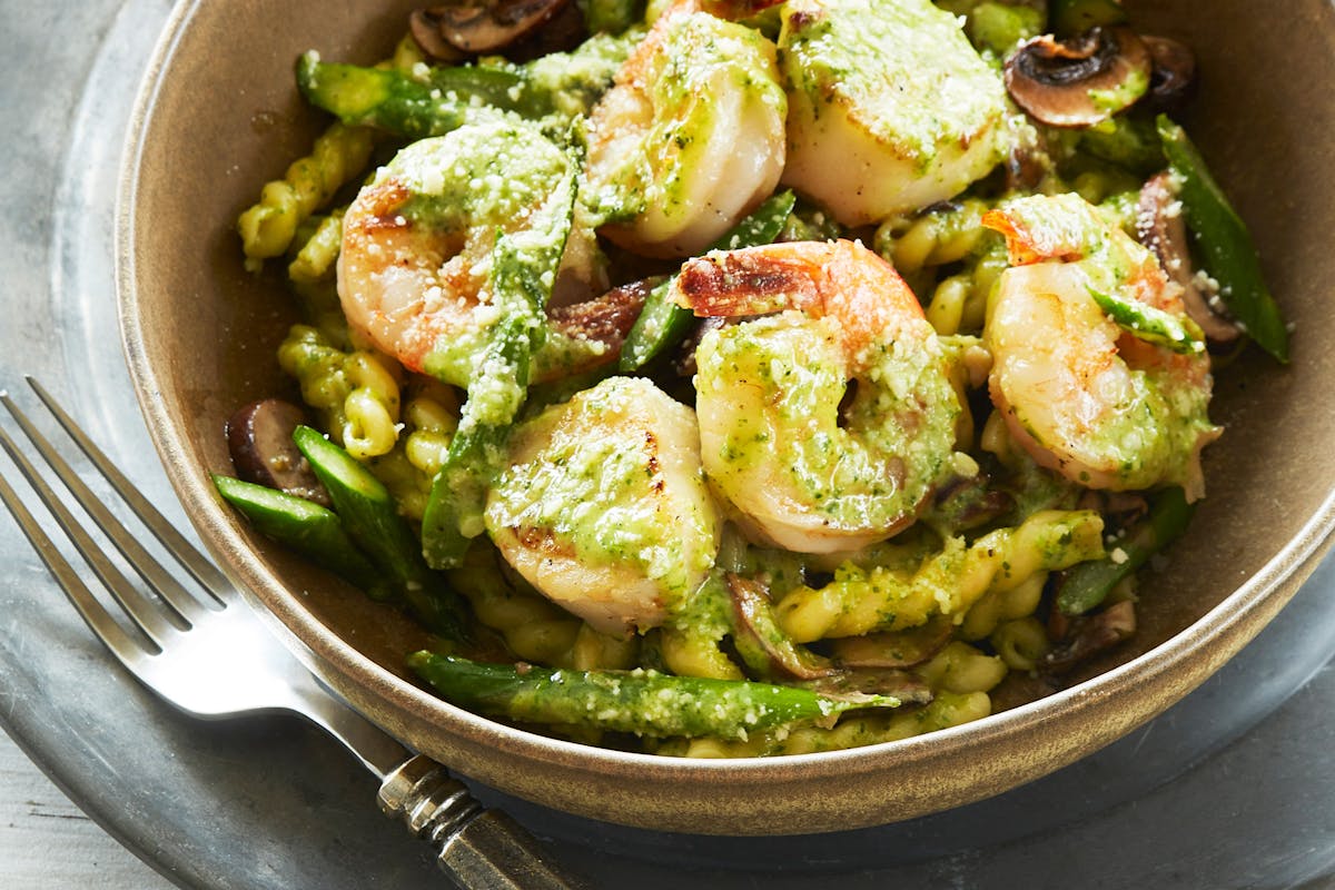 Gemelli Pasta with Shrimp & Scallops