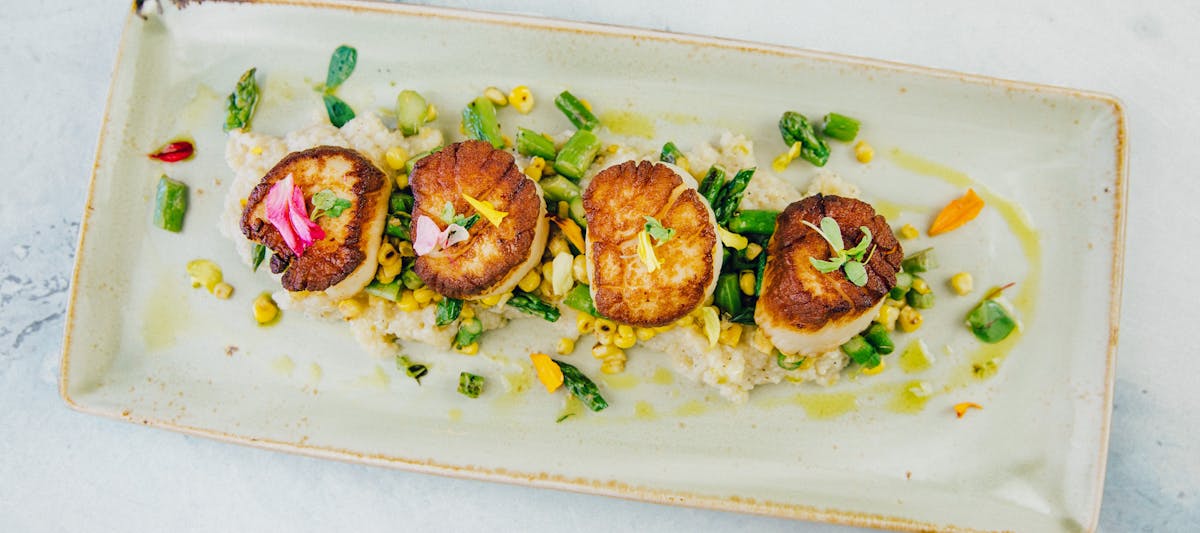 seared scallops