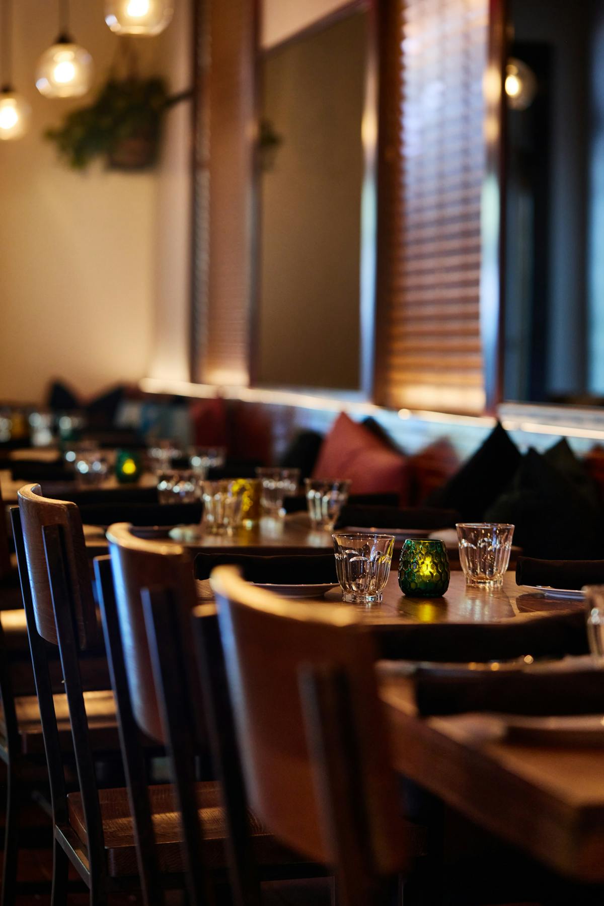 a dining room table