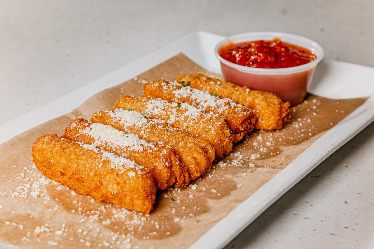 a piece of food on a plate