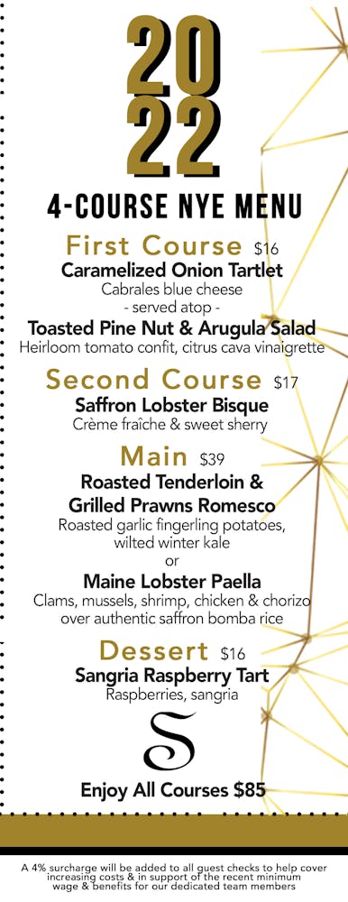 Nye 22 Menu Cafe Sevilla Restaurant Tapas Southern California Nye 22 Menu Cafe Sevilla Restaurant Tapas Southern California