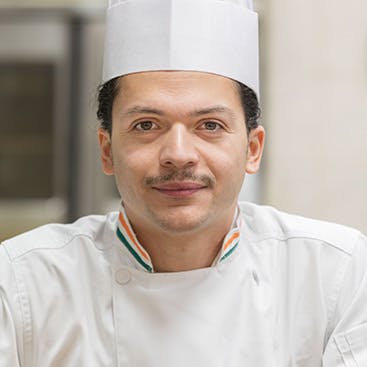 Tim Ocasio, CIA Chef-Instructor at American Bounty Restaurant in Hyde Park, NY.