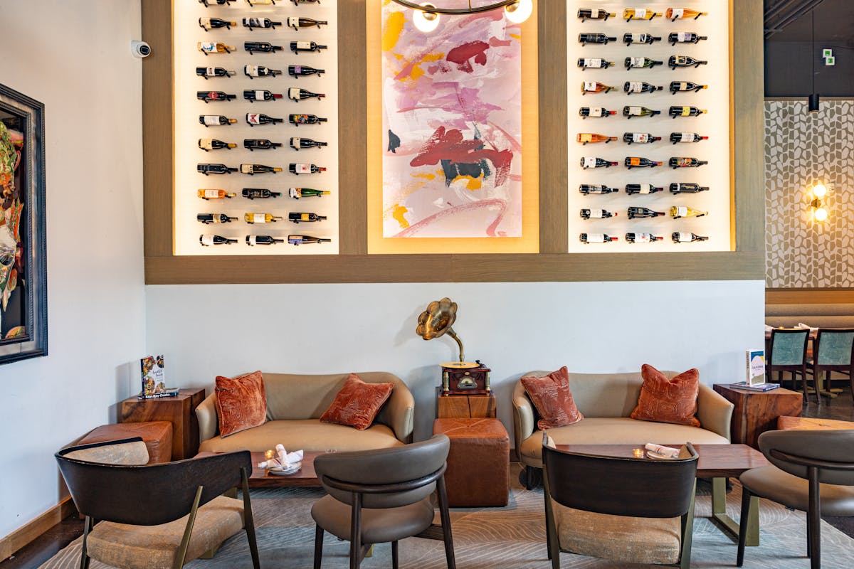 Weekend brunch with mimosas and seasonal small plates in downtown Danville