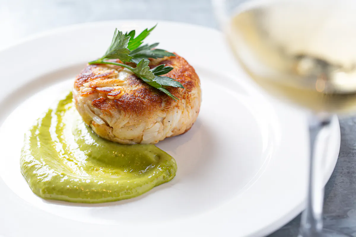 a piece of food on a plate