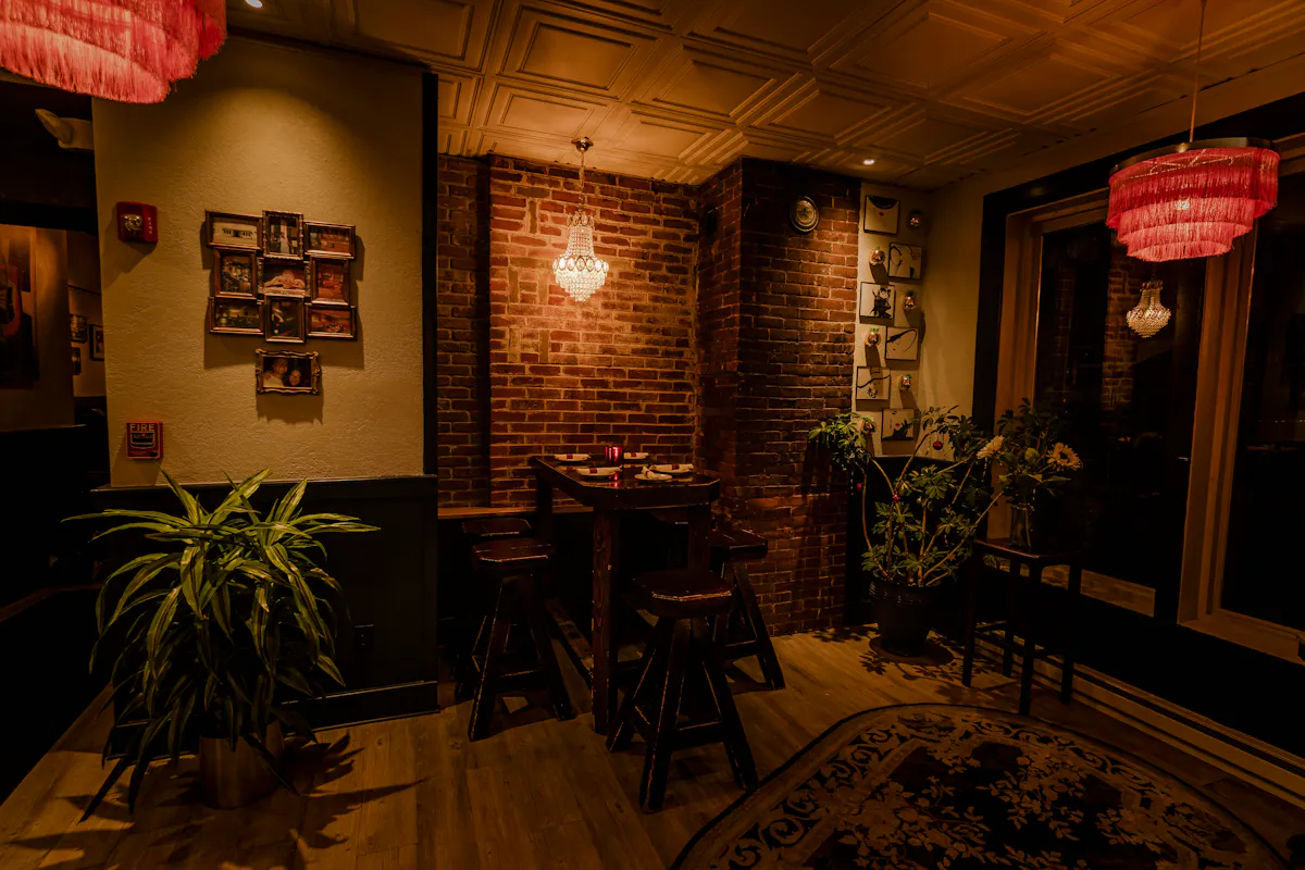 a dining room table