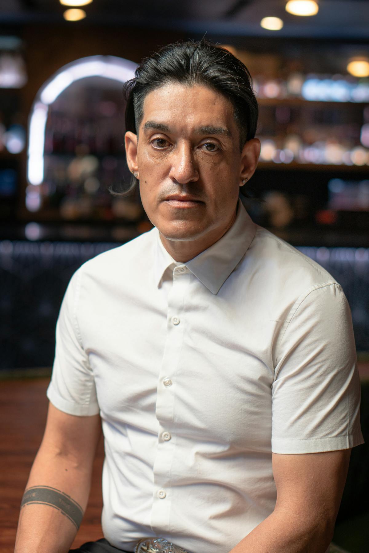 a man smiling for the camera