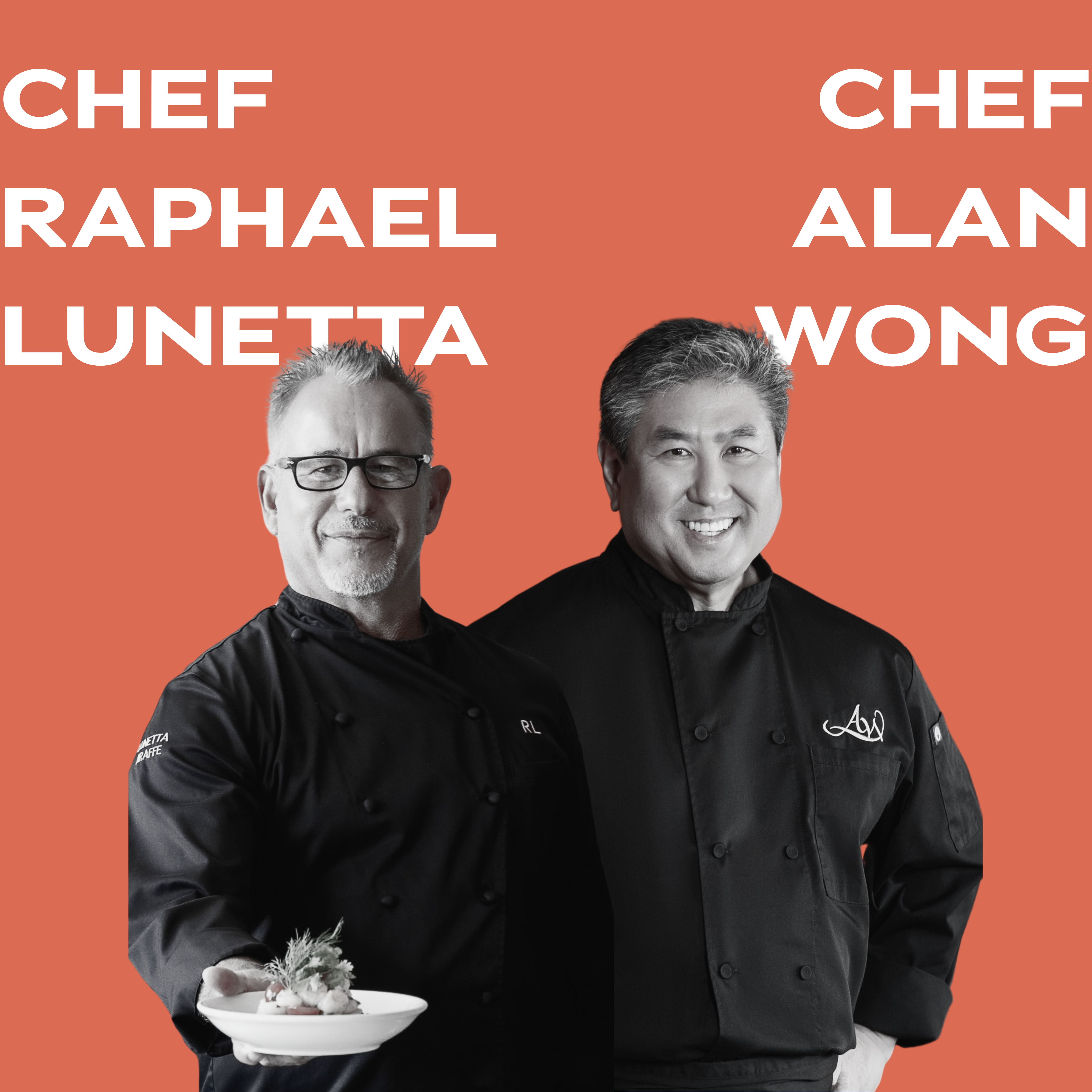 Raphael Lunetta, Alan Wong are posing for a picture