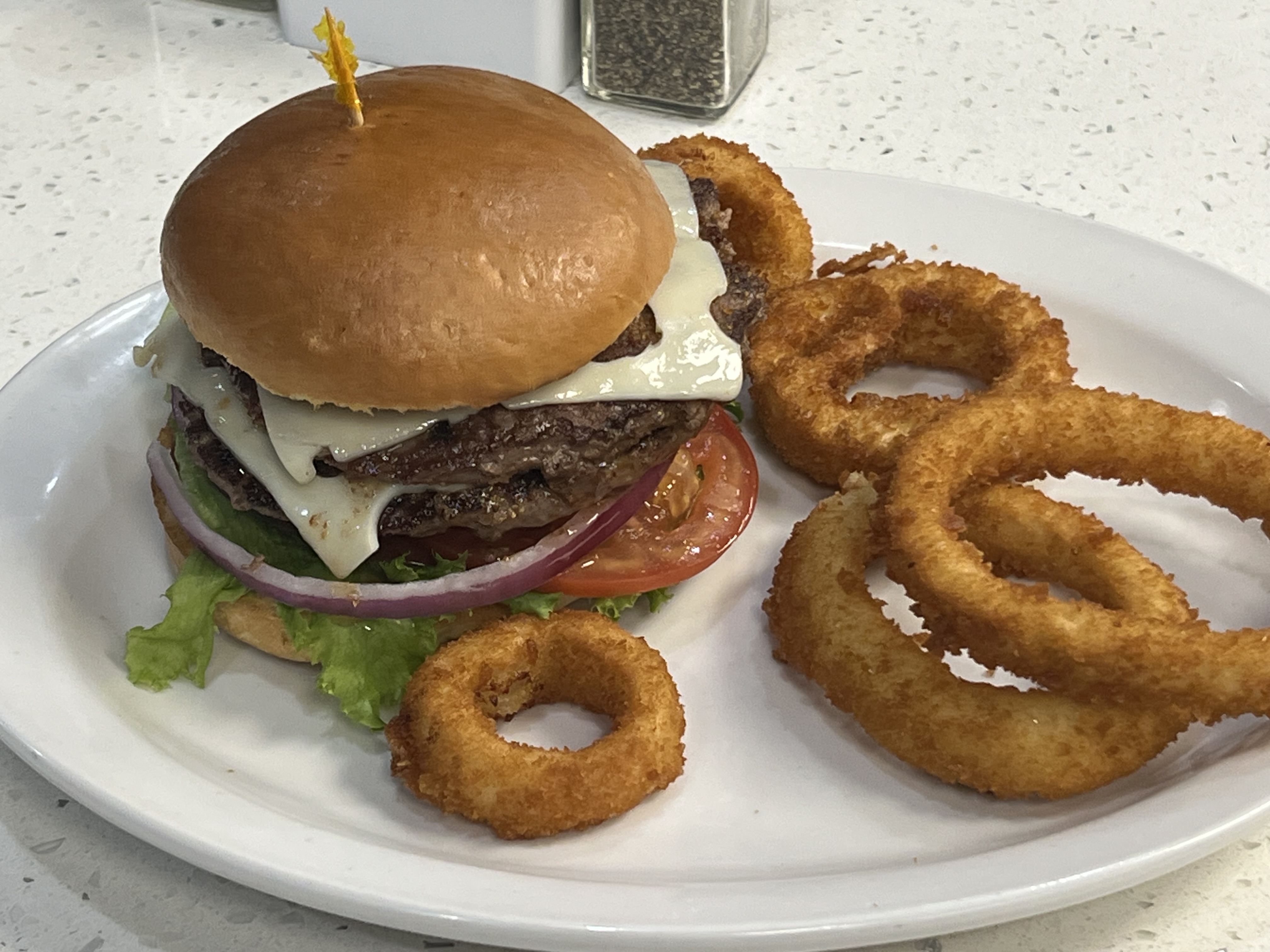 a sandwich on a plate