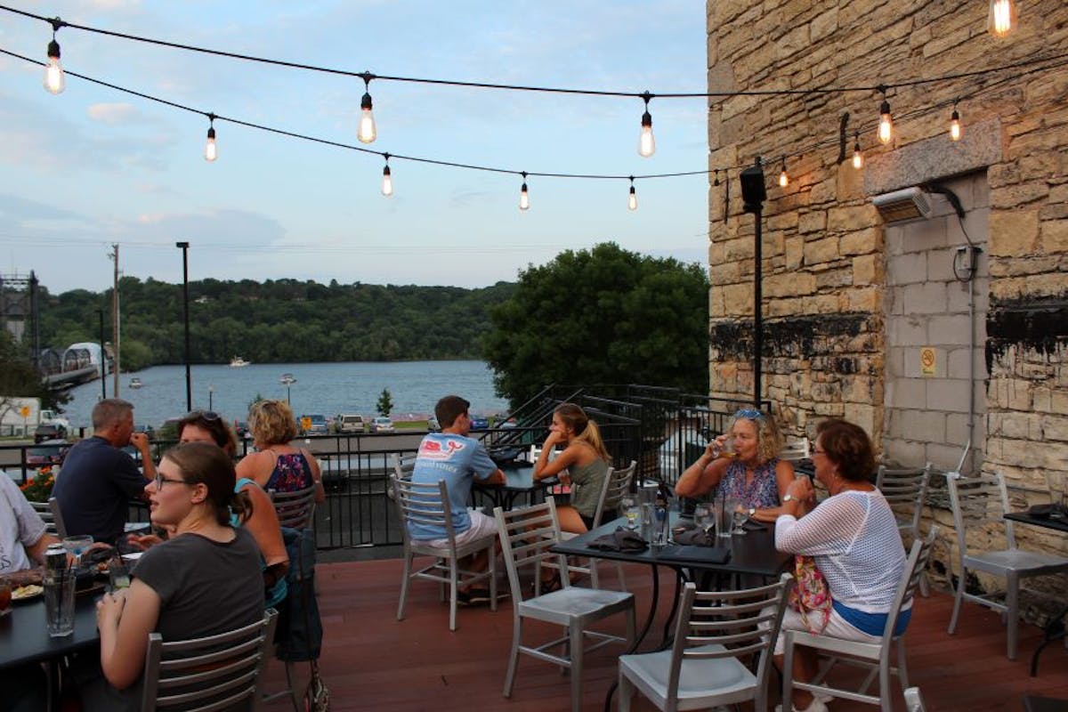 Brick & Bourbon: One of the Best Restaurants in Maple Grove MN with a Patio