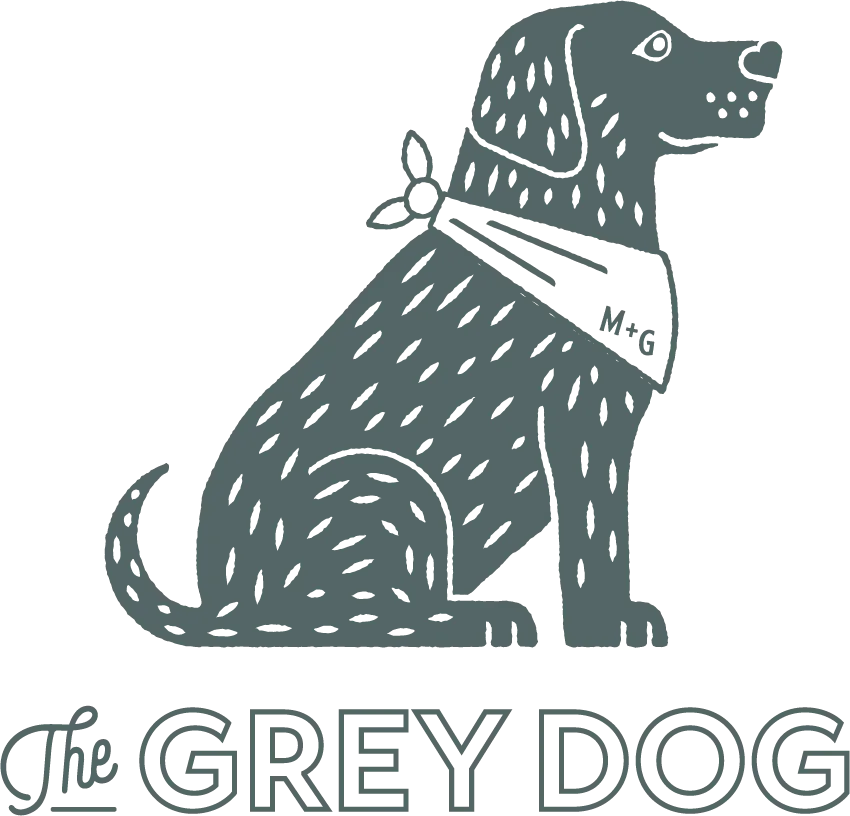 the grey dog logo